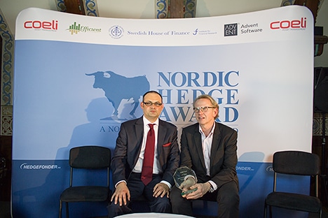 Ante Nilsson winning 2nd place in "Best Nordic Multi-Stretegy Hedge Fund" for Tanglin